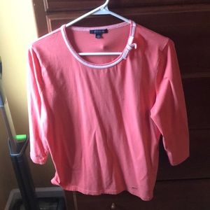 Tommy Hilfiger Coral half sleeve shirt.